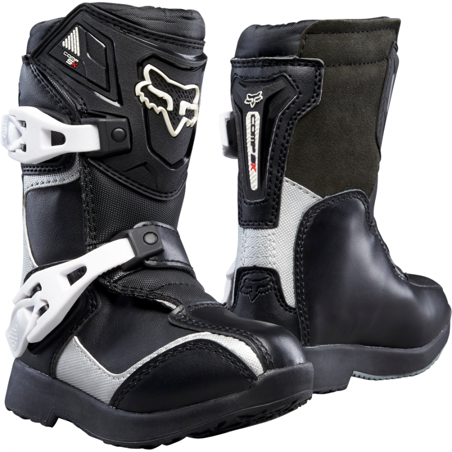 Мотоботы детские Fox Comp 5 Pee Wee Boys black/silver