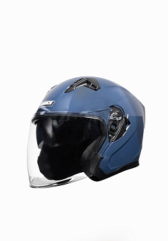 Шлем дорожный открытый SHOCK R2 VIOLET BLUE GLOSSY